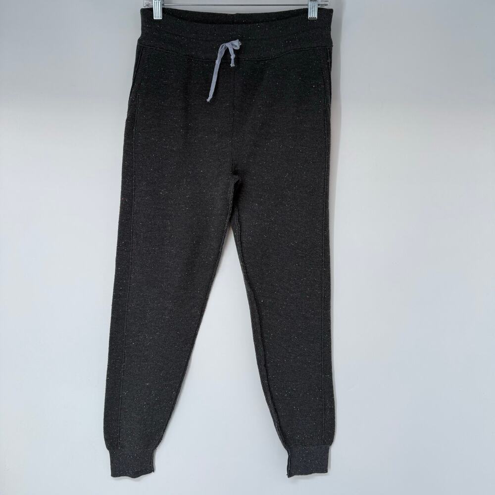 Daily Practice Anthropologie Speckled Jogger Pant Women Small Gray High Waisted